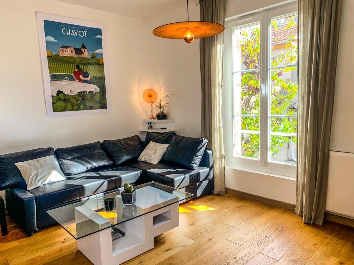 Maisonnette Du Coteau Ouest - Jardin Et Terrasse - Epernay Villa Bagian luar foto